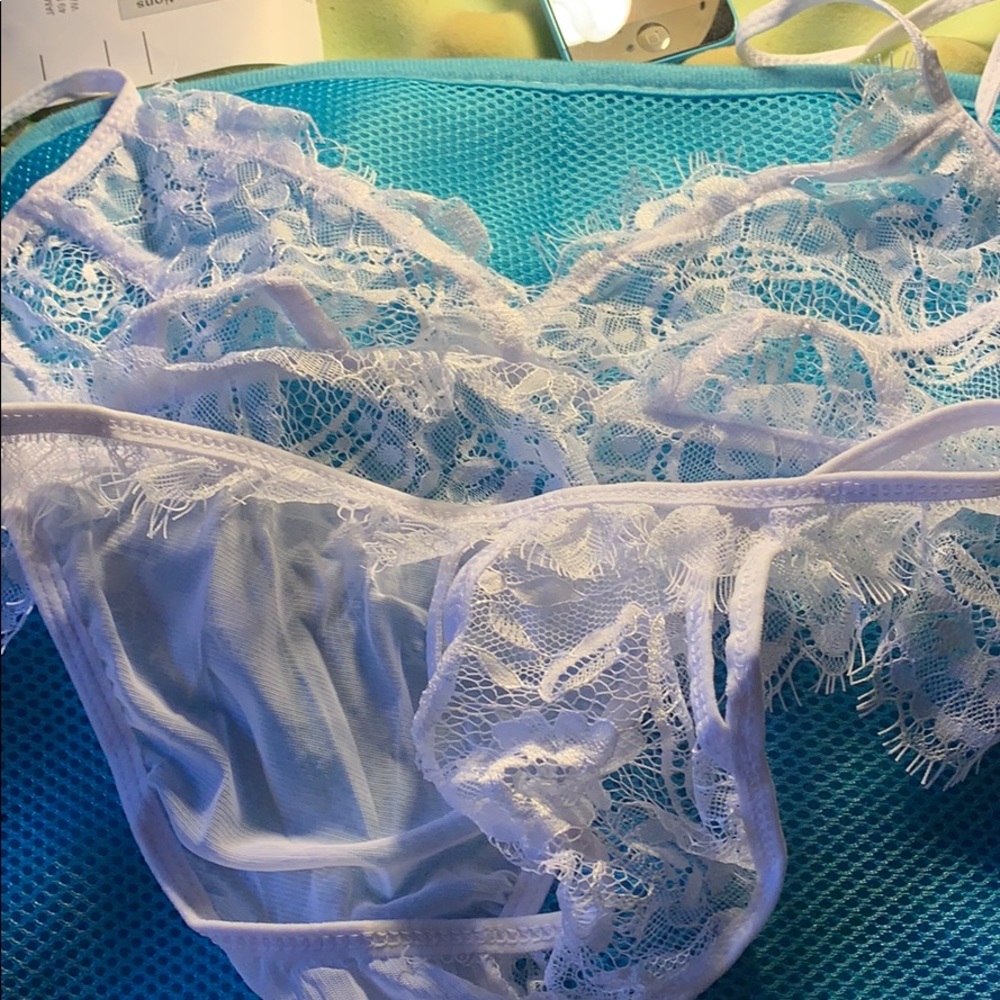 Sexy White lace Bra & Panty set